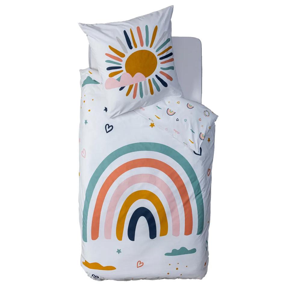 Parure de lit enfant 2 pièces Arcenciel Atmosphera 140x200 pas cher