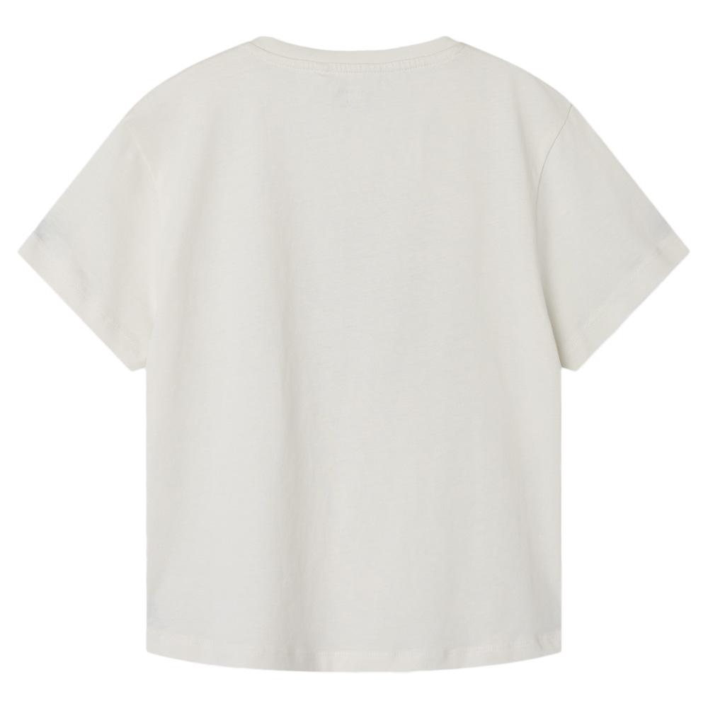 T-shirt Blanc Fille Name it Nyla vue 2