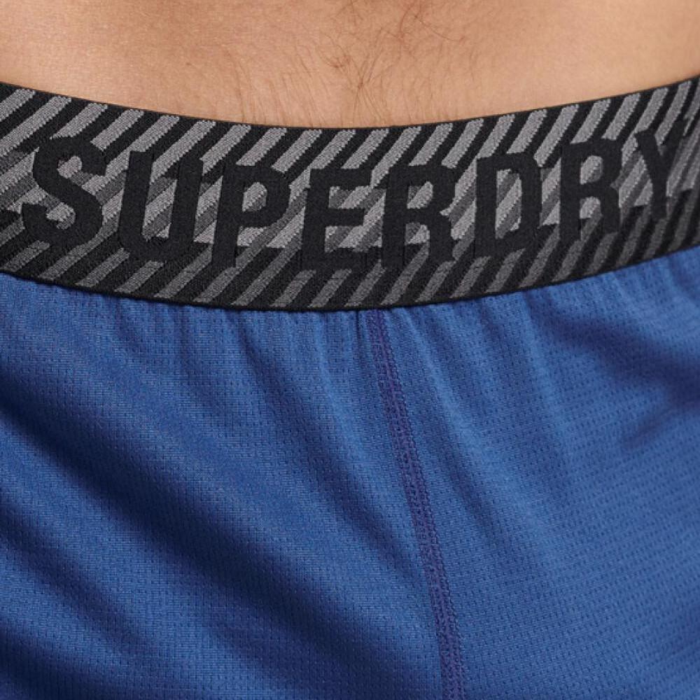 Short de Running Bleu Homme Superdry Core Relaxed vue 2