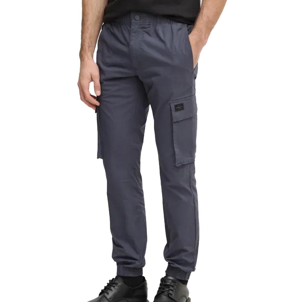 Pantalon Cargo Marine Homme Calvin Klein Jeans J30J327614 pas cher