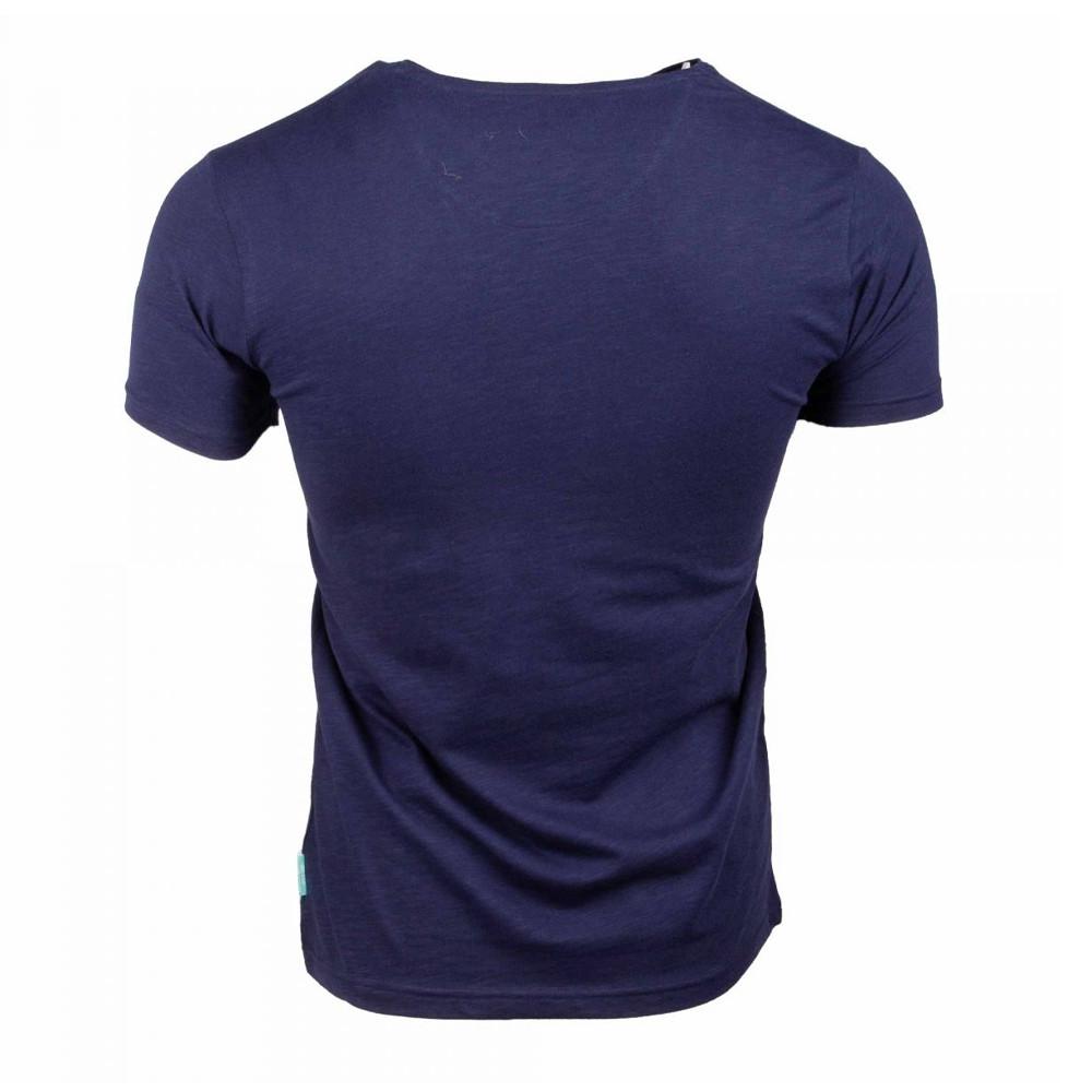 T-shirt Marine Homme La Maison Blaggio Madisson vue 2