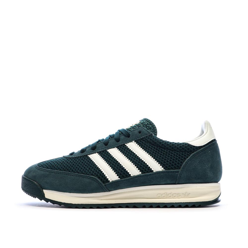 Baskets Vertes Homme Adidas Sl 72 Rs pas cher