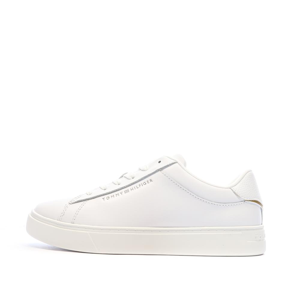 Baskets Blanches Femme Tommy Hilfiger Essential Court pas cher