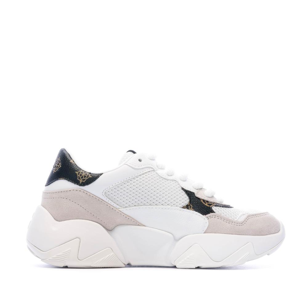 Baskets Blanches Femme Guess Goldon vue 2
