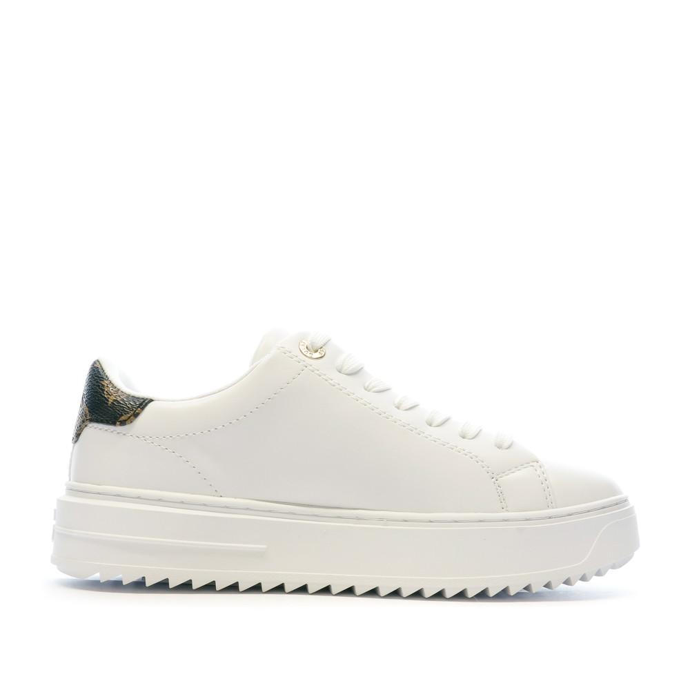 Baskets Blanches Femme Guess Denesa vue 2