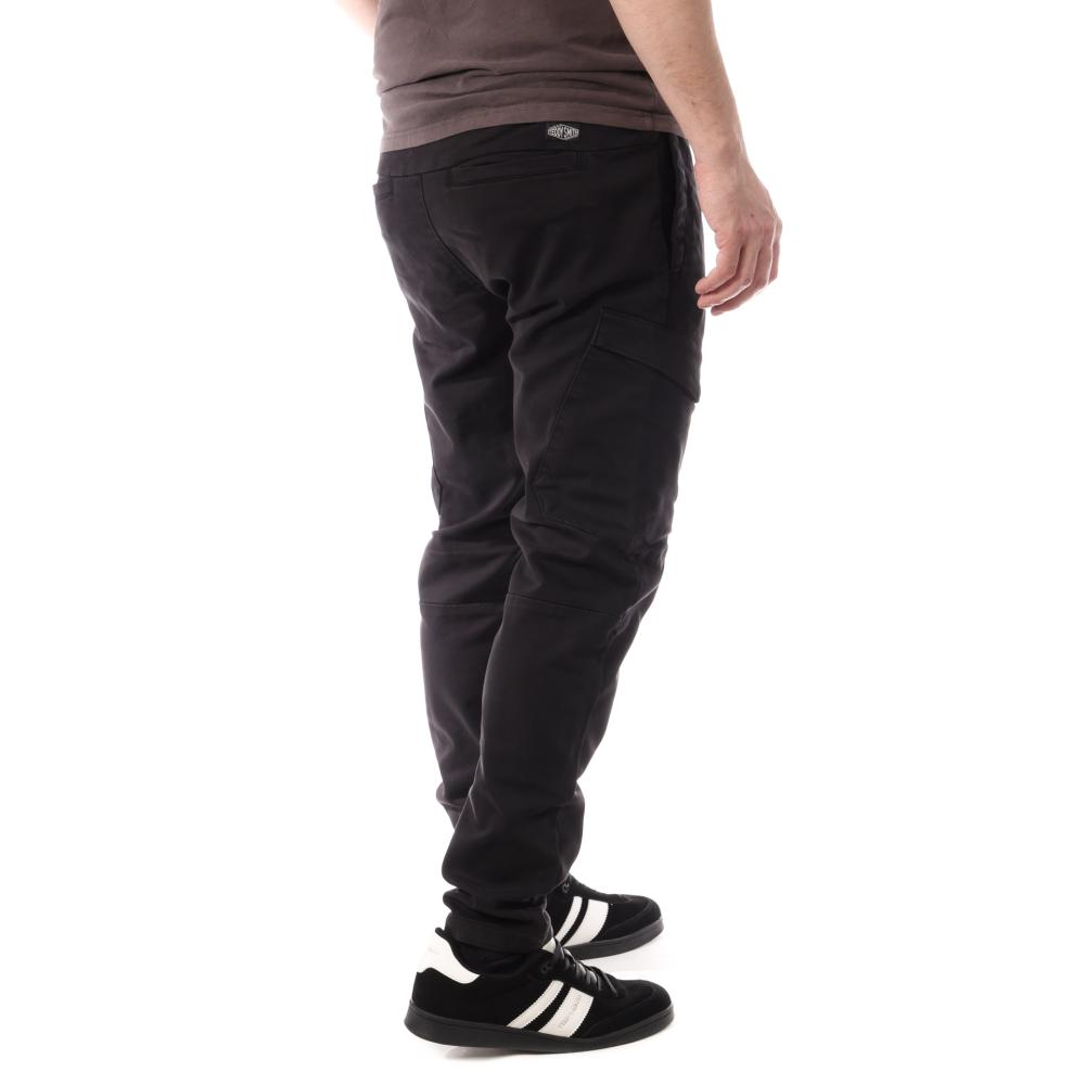 Pantalon Cargo Noir Homme Teddy Smith Piky vue 2