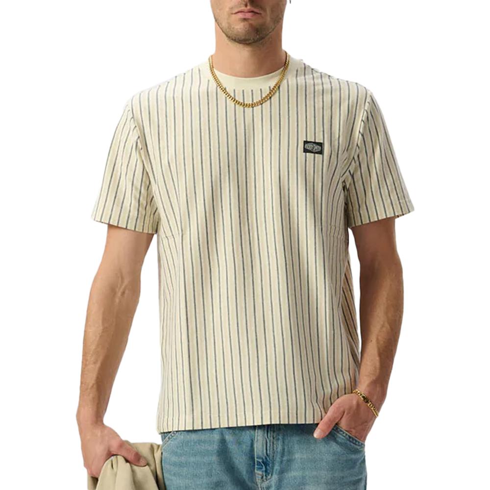 T-shirt Beige/Marine Homme Teddy Smith Jedo pas cher