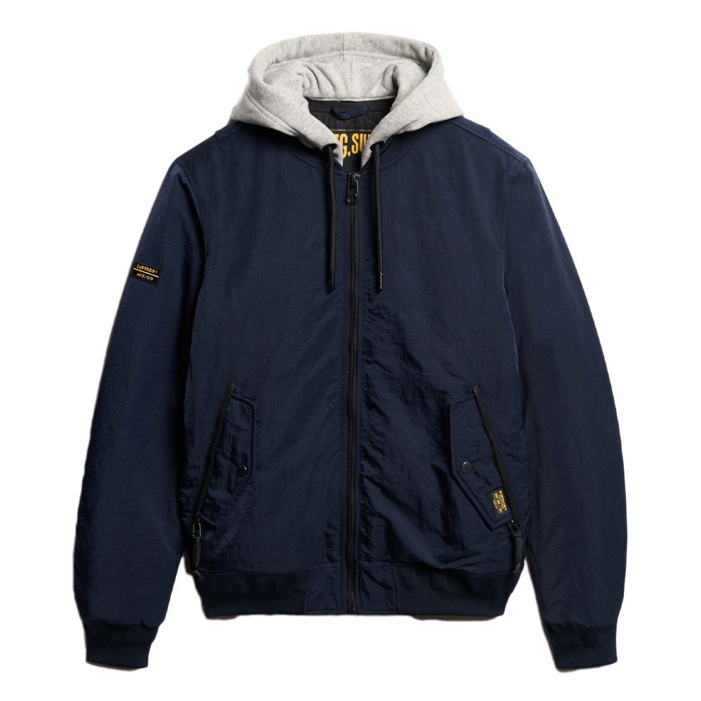 Veste Marine Homme Superdry Hooded vue 2
