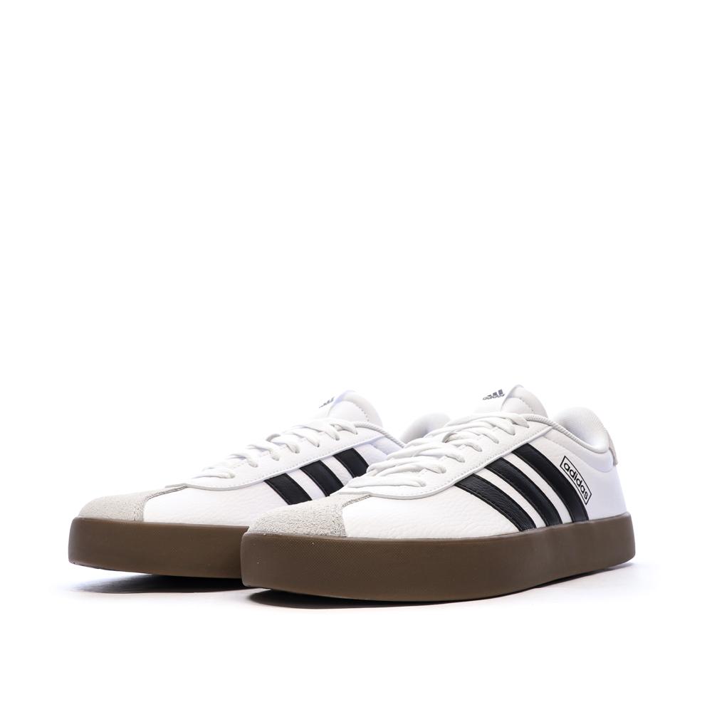 Baskets Blanc/Noir Homme Adidas Vl Court 3.0 vue 6