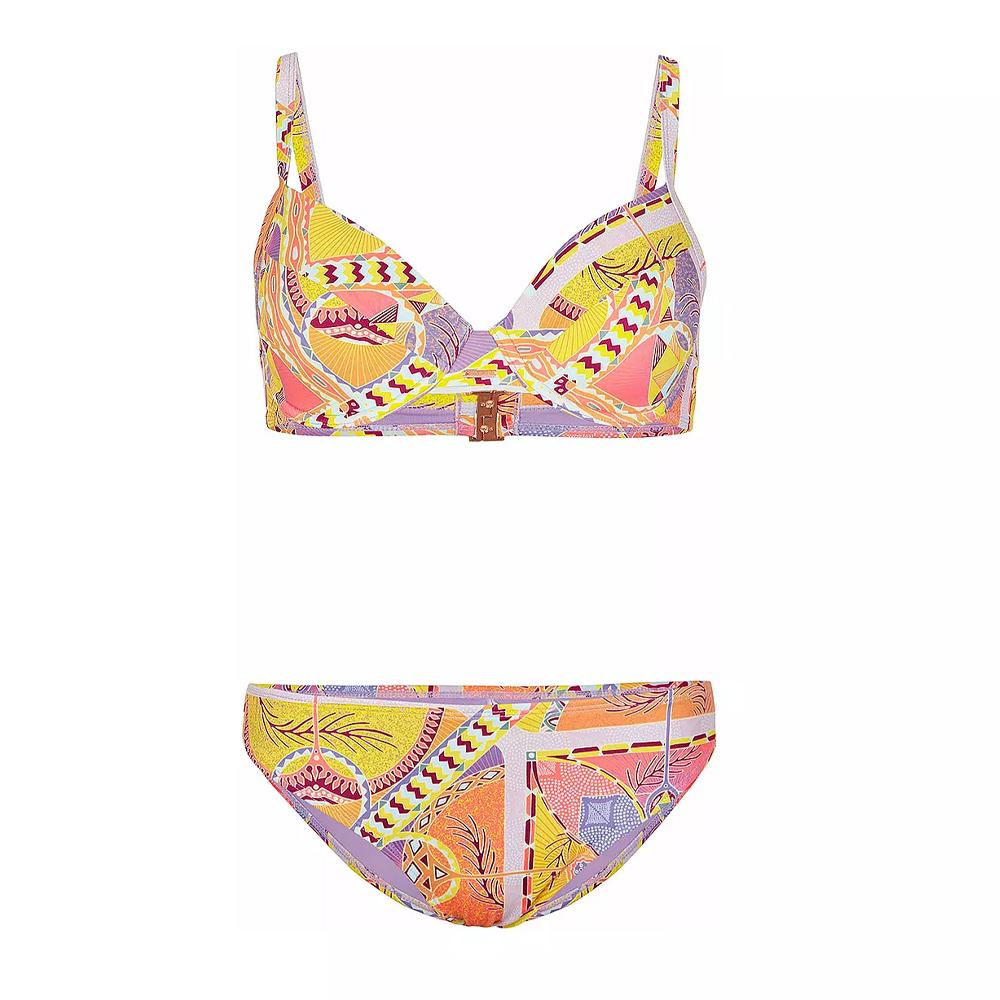 Bikini Maillot de bain Rose/Jaune Femme O'Neill Julia Rita pas cher
