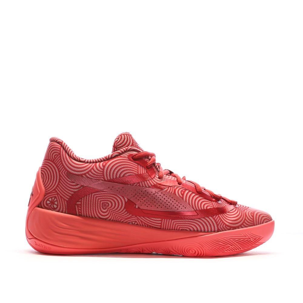 Chaussures de Basketball Rose/Rouge Mixte Puma Stewie 2 vue 2