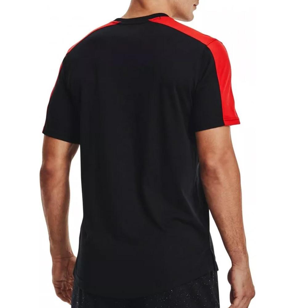T-shirt Noir Homme Under Armour Athletic Dept Pocket vue 2