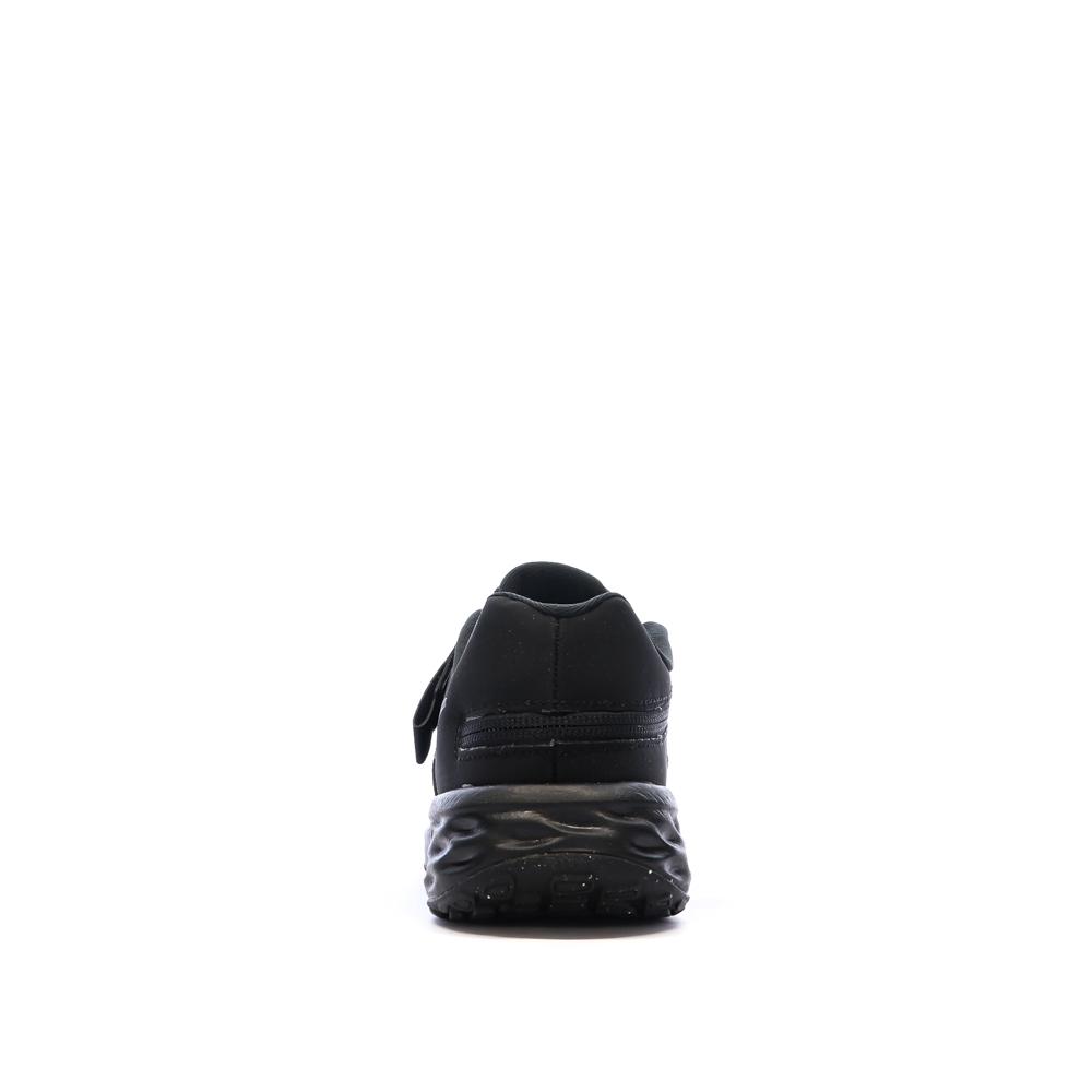 Baskets Noires Garçon Nike Revolution 6 vue 3
