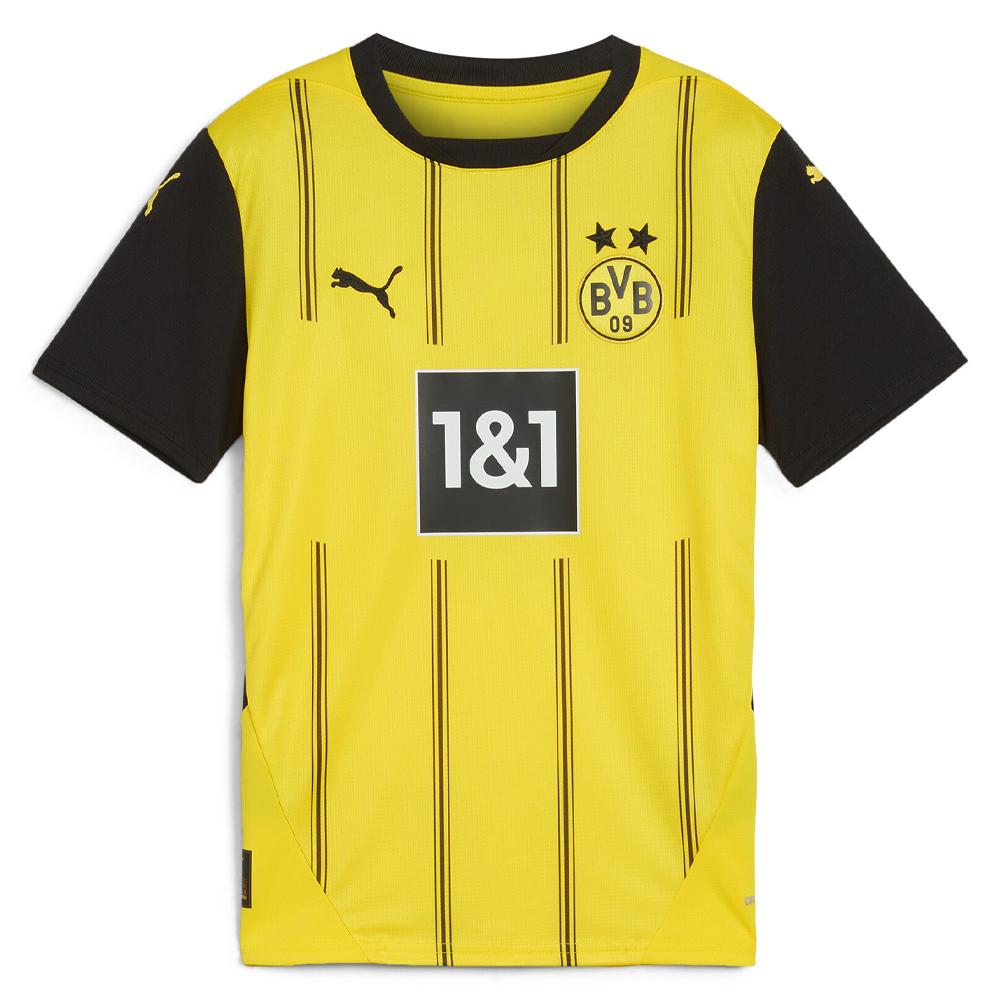 BVB Dortmund Maillot Réplica Domicile Junior Puma 2024/2025 pas cher
