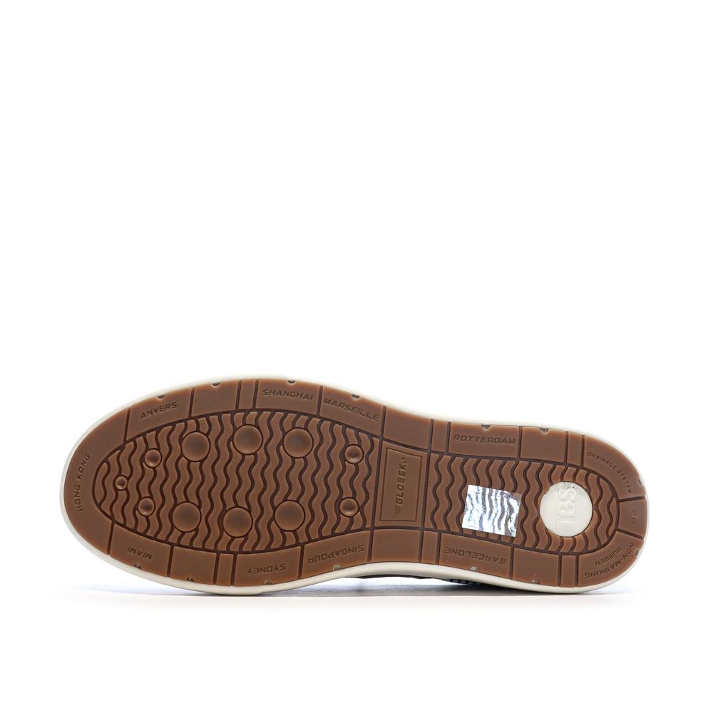 Zapatos náuticos verdes para hombre TBS Geo ver 5