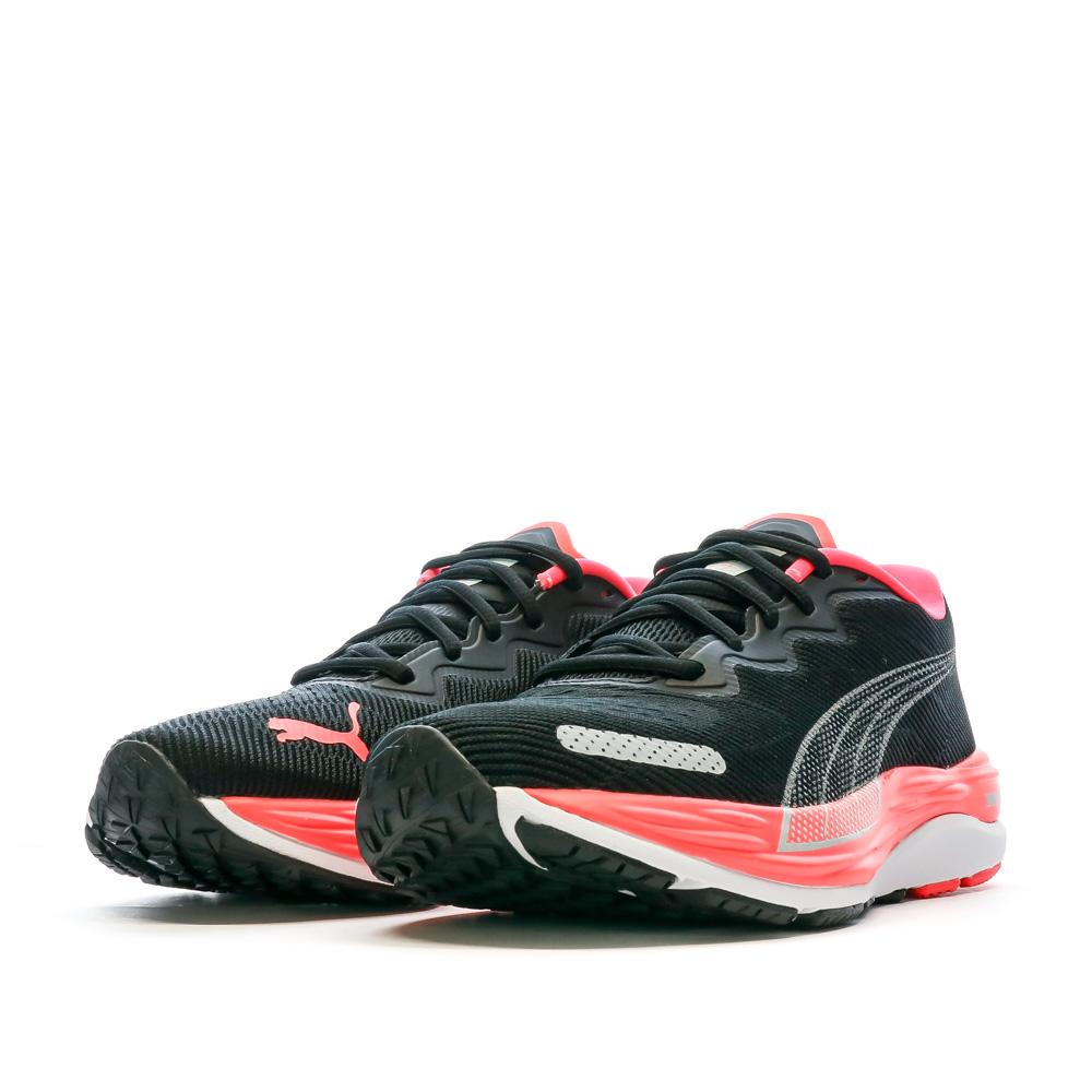 Chaussures de Running Noir/Rose/Blanc Femme Puma Velocity Nitro 2 vue 6