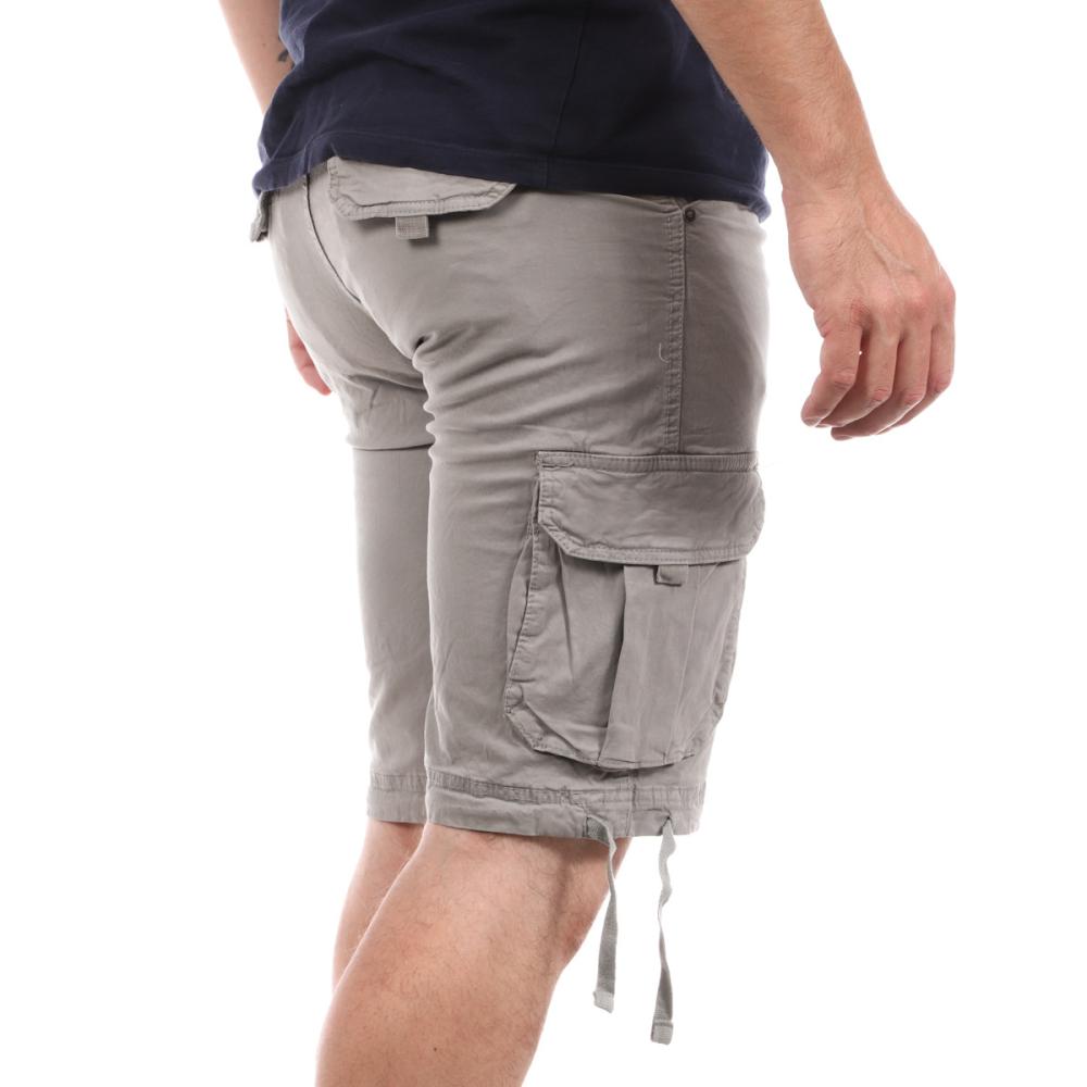 Bermuda Gris Homme Paname Brothers Bingo vue 2