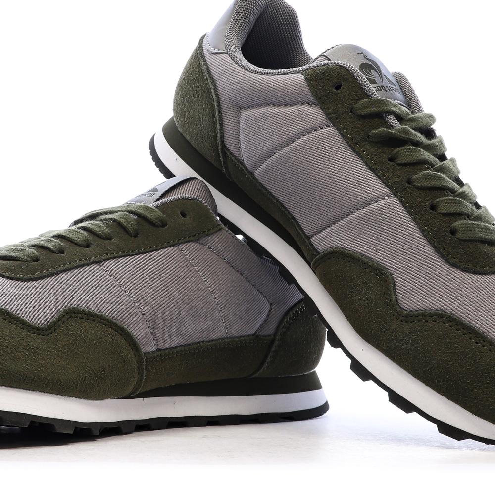 Baskets Grises/Kaki Homme Le Coq Sportif Astra vue 7