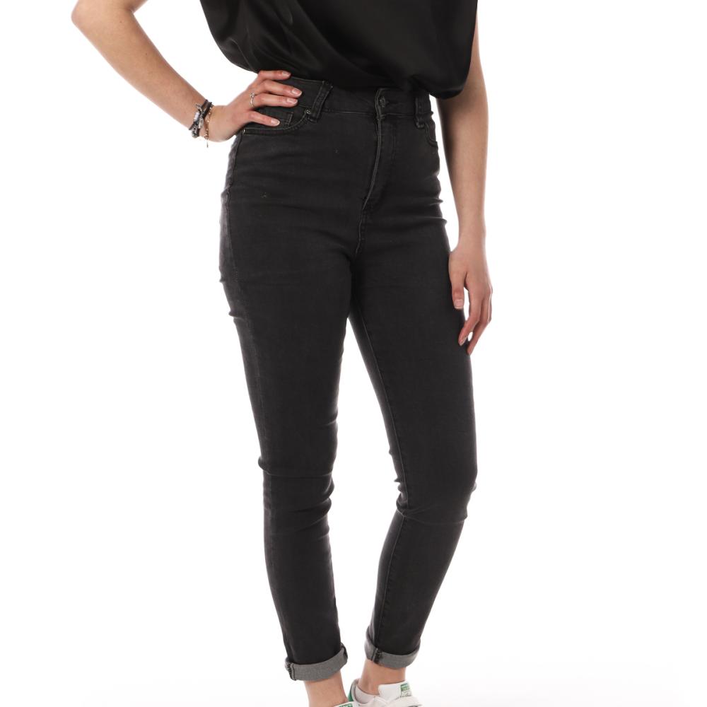 Jean Noir Femme Monday PremiumTencel pas cher