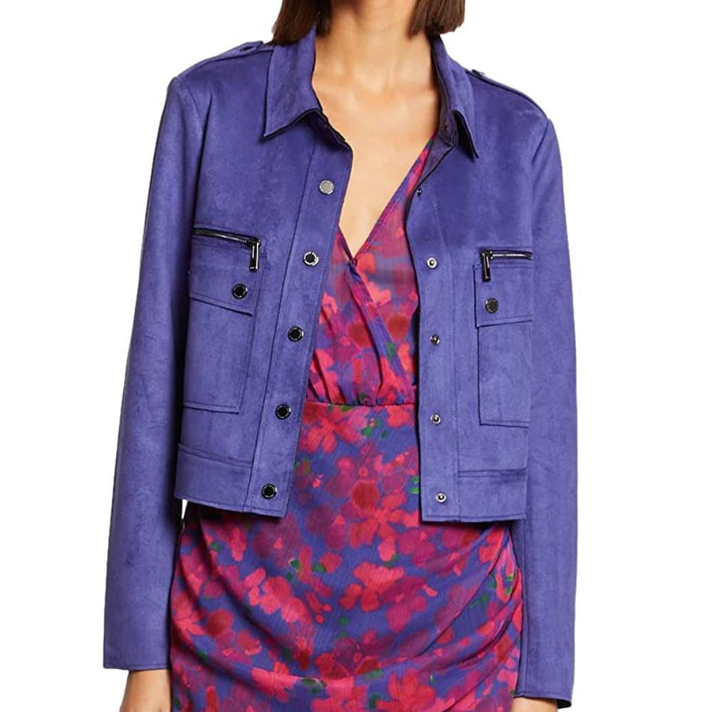 Veste Violette Femme Morgan Gommy pas cher