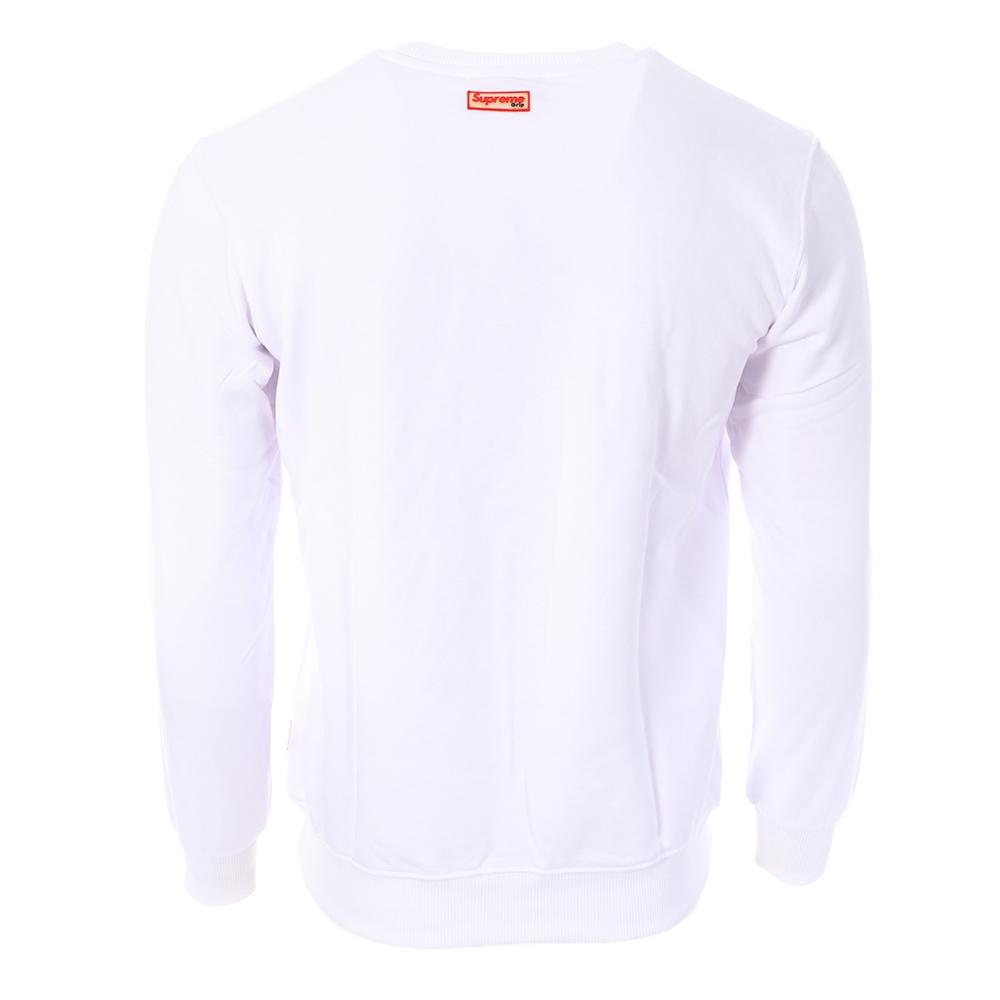 Sweat Blanc Homme Supreme Grip Léo vue 2