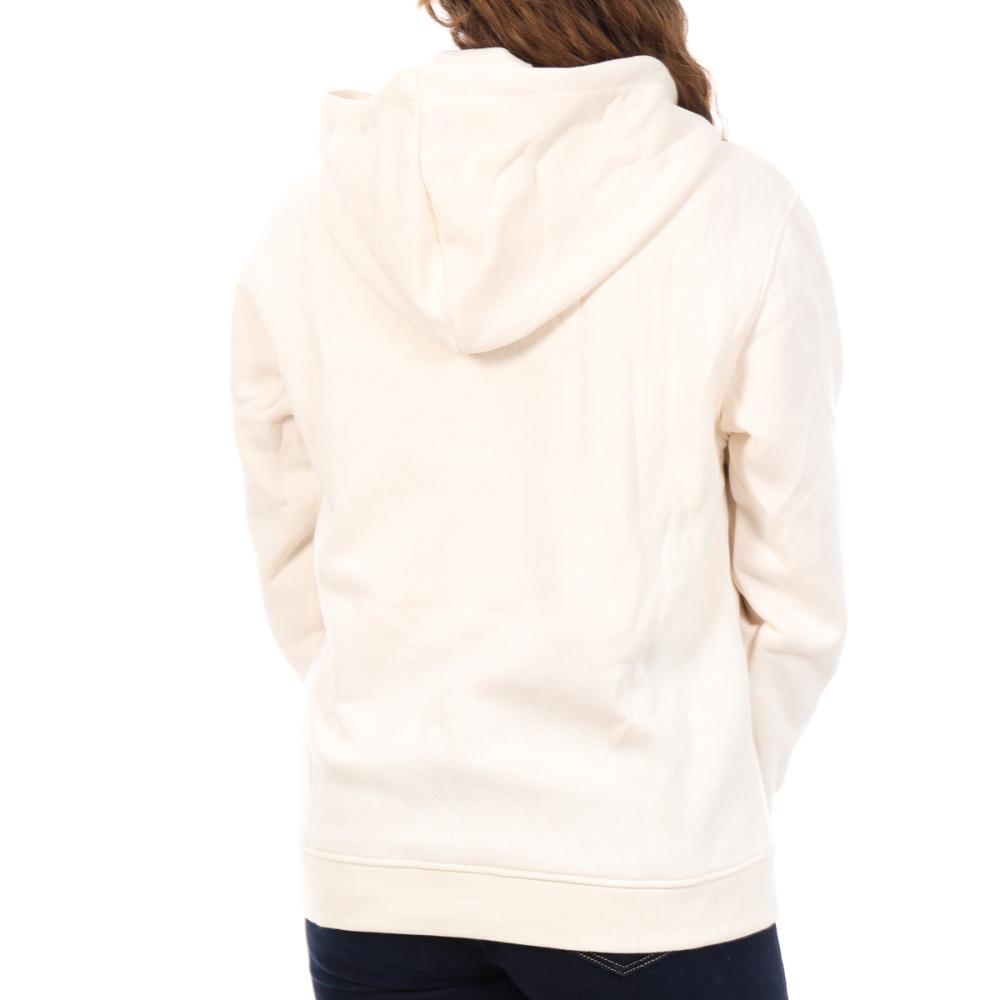 Sweat à Capuche Ecru Femme Lee Cooper Octavi vue 2