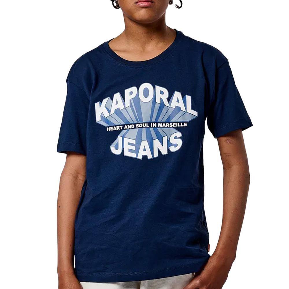 T-shirt Marine Garçon Kaporal Ticlass3 Mc pas cher