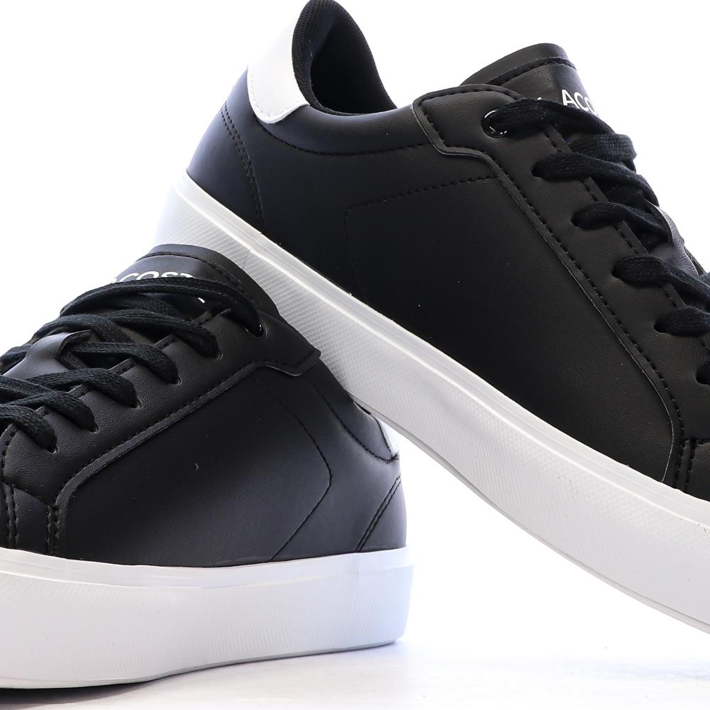 Baskets Noires Femme Lacoste Powercourt Core Essentials vue 7
