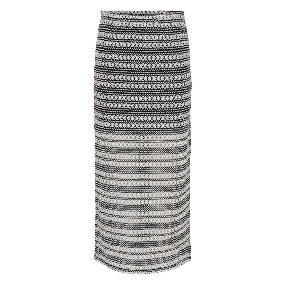 Jupe Blanc/Noir Femme JDY Elly pas cher