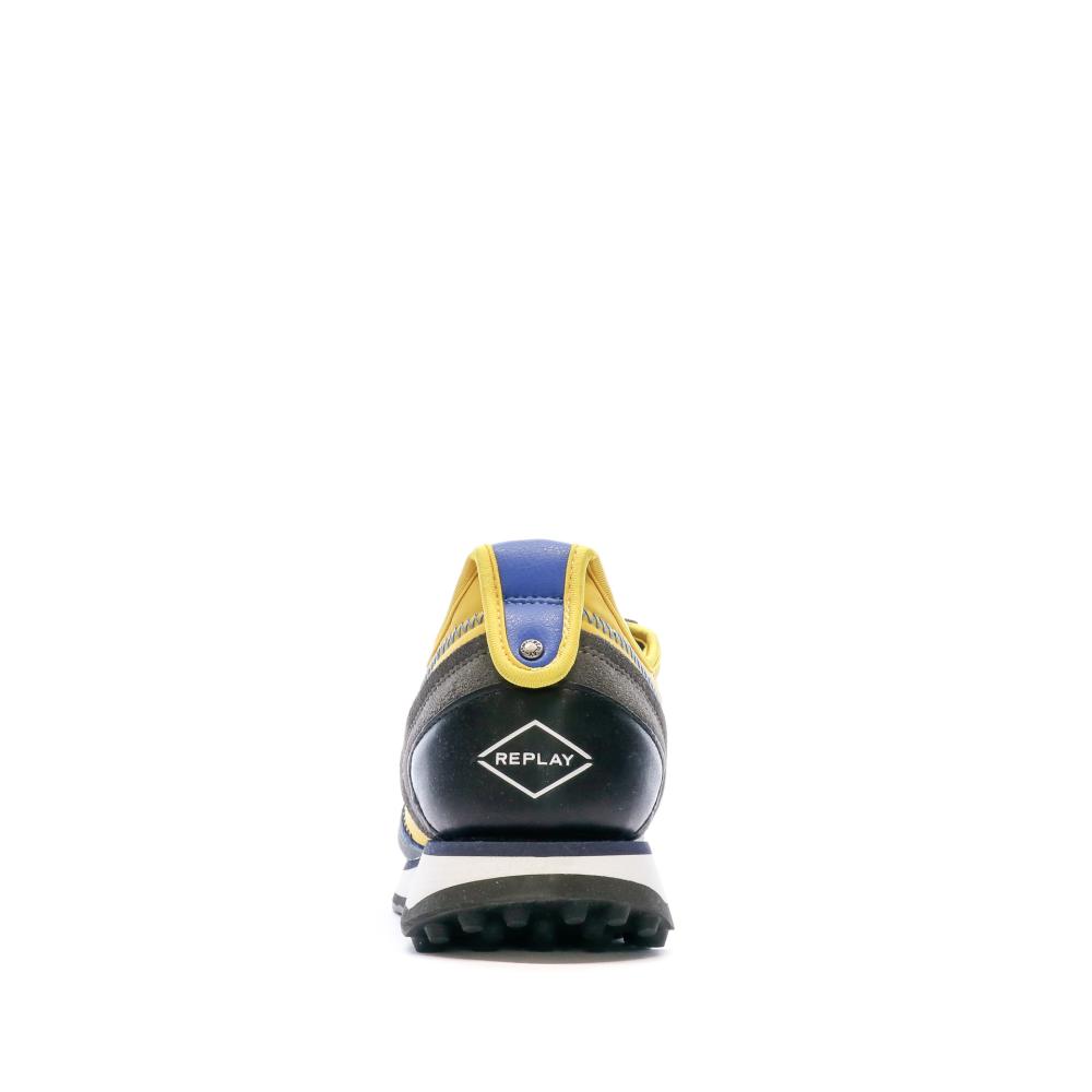 Baskets Jaunes Homme Replay Drum Wave 2 vue 3