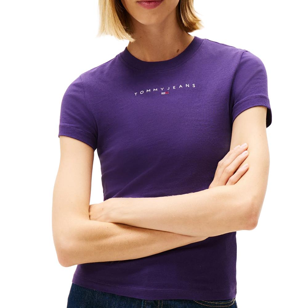 T-Shirt Violet Femme Tommy Hilfiger DW0DW21550 pas cher
