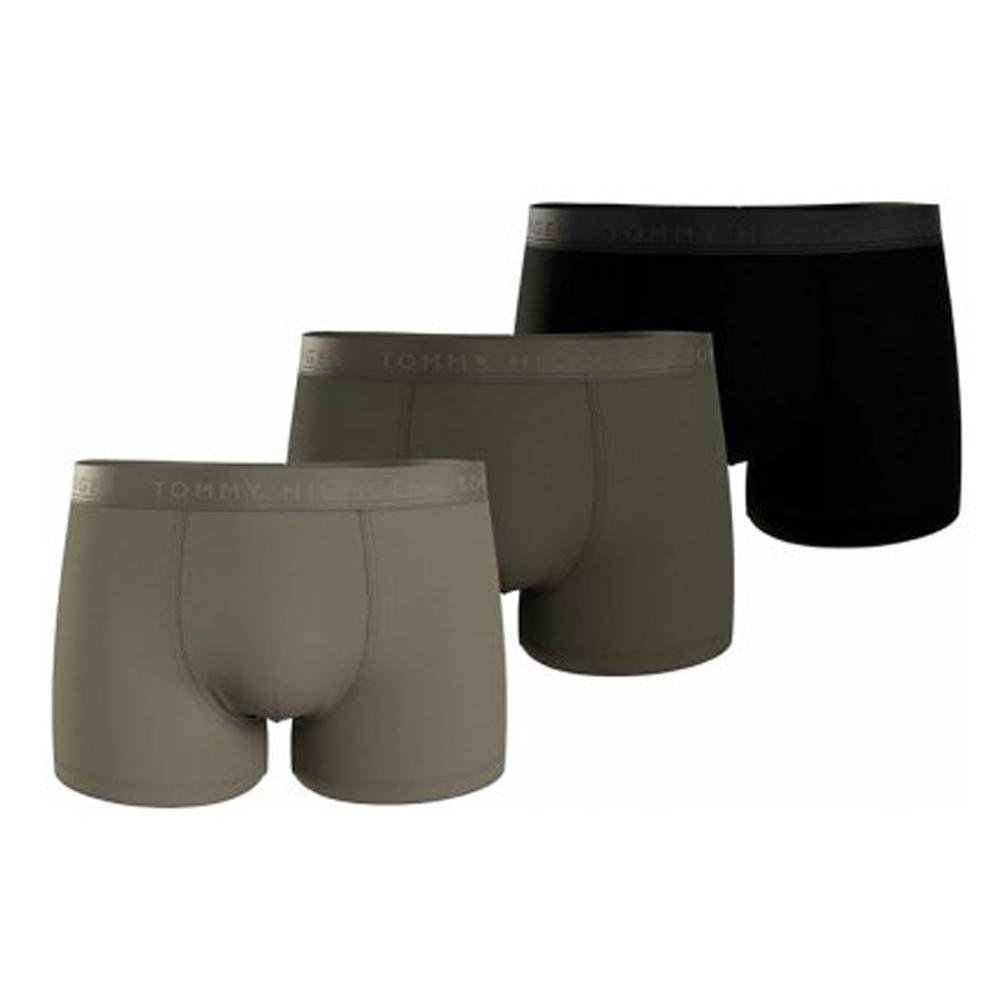 X3 Boxers Gris Homme Tommy Hilfiger Bottoms pas cher