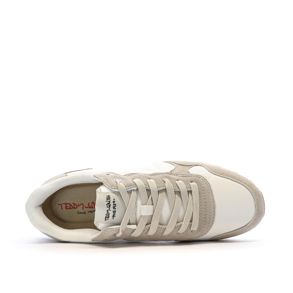Baskets Blanches Homme Teddy Smith Yellow vue 4