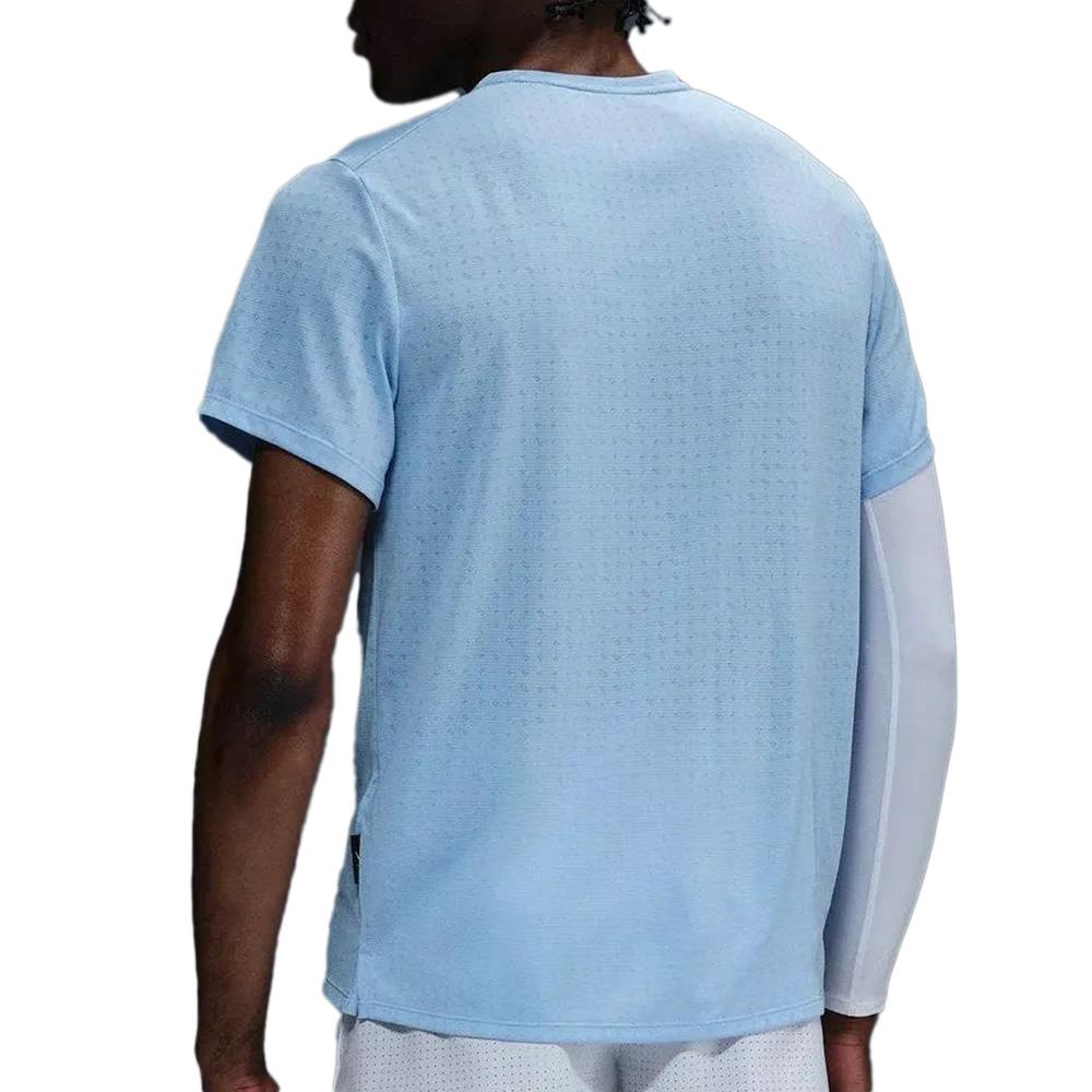 Maillot de Sport Bleu Homme Nike Breathe vue 2