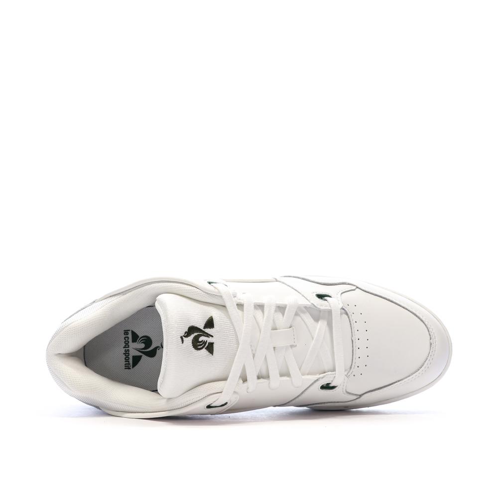 Baskets Blanches/Vertes Homme Le Coq Sportif T1000 vue 4