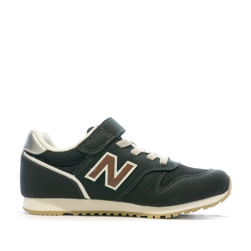 Baskets Noir Enfant New Balance 373 vue 2