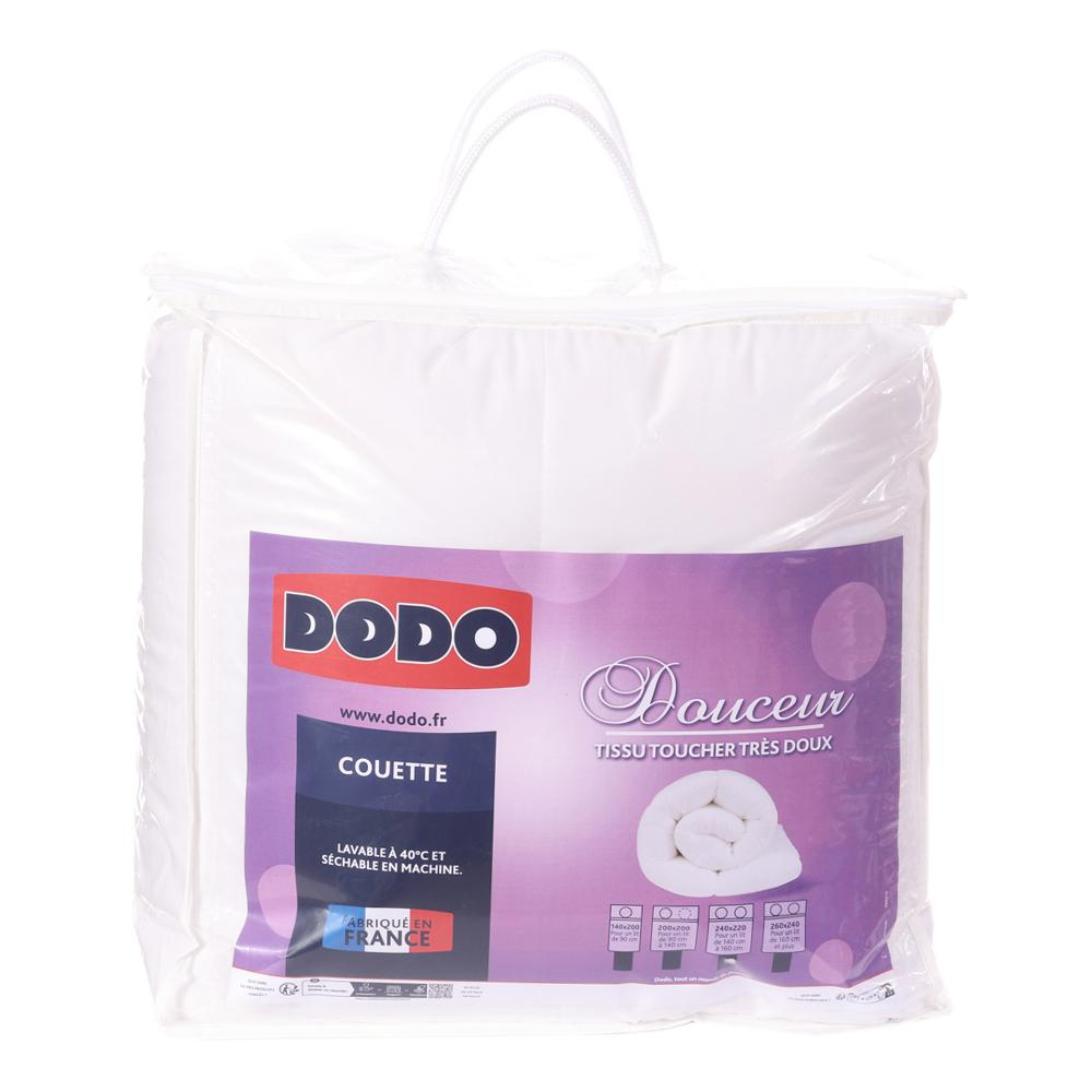 Couette Chaude Douceur Blanche Dodo 240x220 pas cher