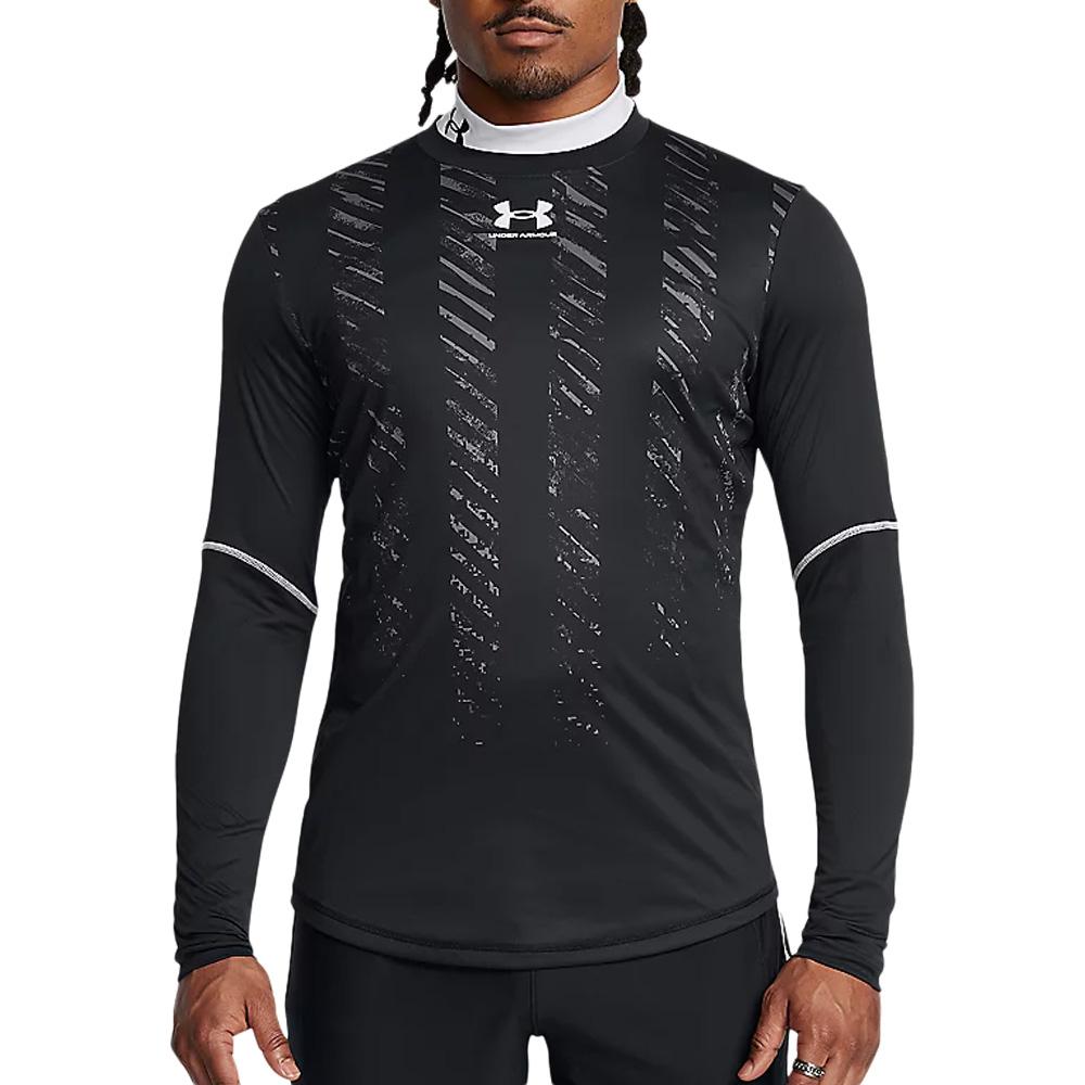 T-shirt Manches Longues Noir Homme Under Armour Jersey pas cher