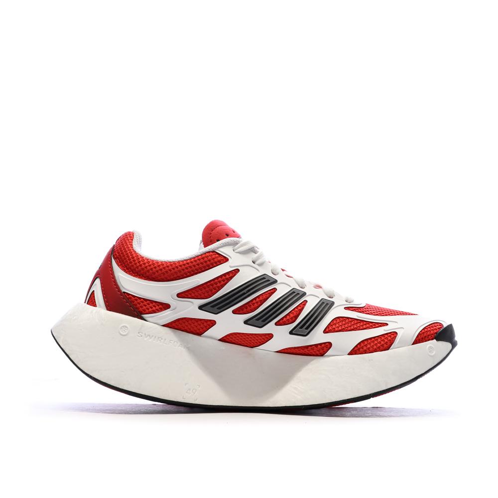 Chaussures de Running Rouge/Blanc Femme Adidas Adizero Aruku vue 2