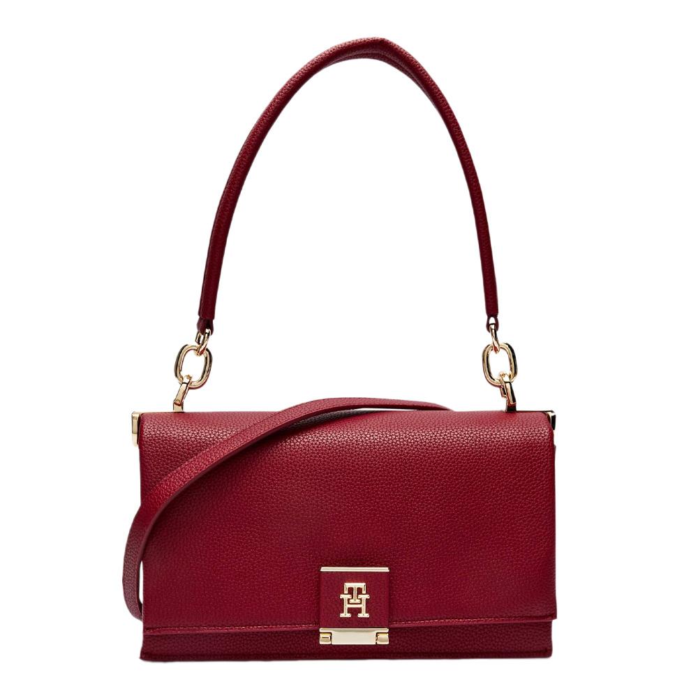 Sac à Bandoulière Rouge Femme Tommy Hilfiger Crossover pas cher