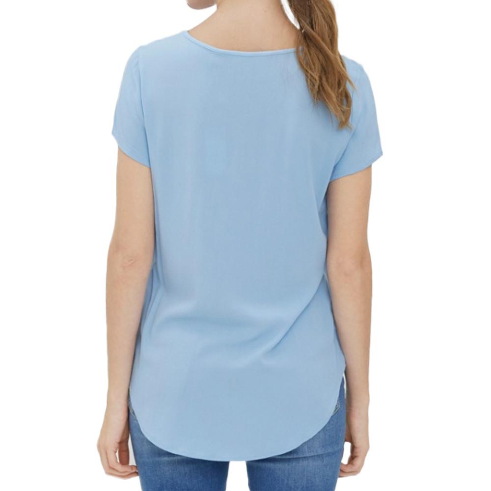 T-shirt Bleu Femme Vero Moda Becca vue 2