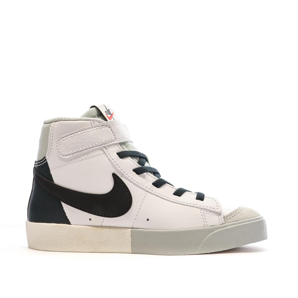 Baskets Blanches Garçon Nike Blazer Mid 77 vue 2
