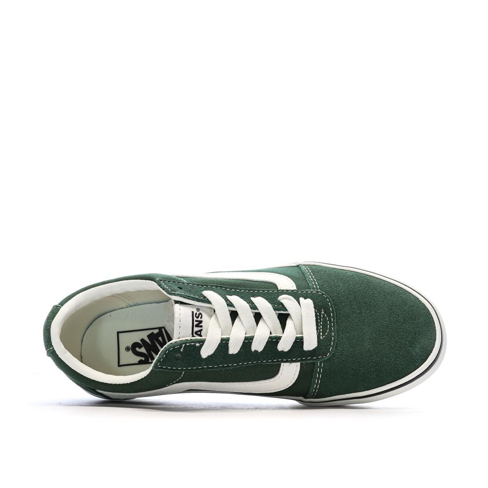 Baskets Vert Foncé Garçon Vans Old Skool vue 4