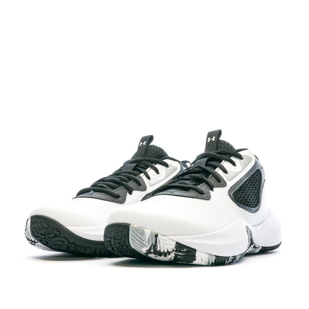 Chaussures de Basketball Blanc/Noir Mixte Under Armour Lockdown 6 vue 6
