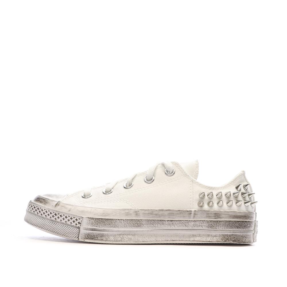Baskets Blanches Femme Converse Chuck 70 Studded pas cher