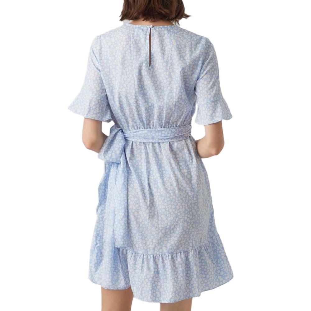 Robe Bleu Clair Femme Vero Moda Henna vue 2