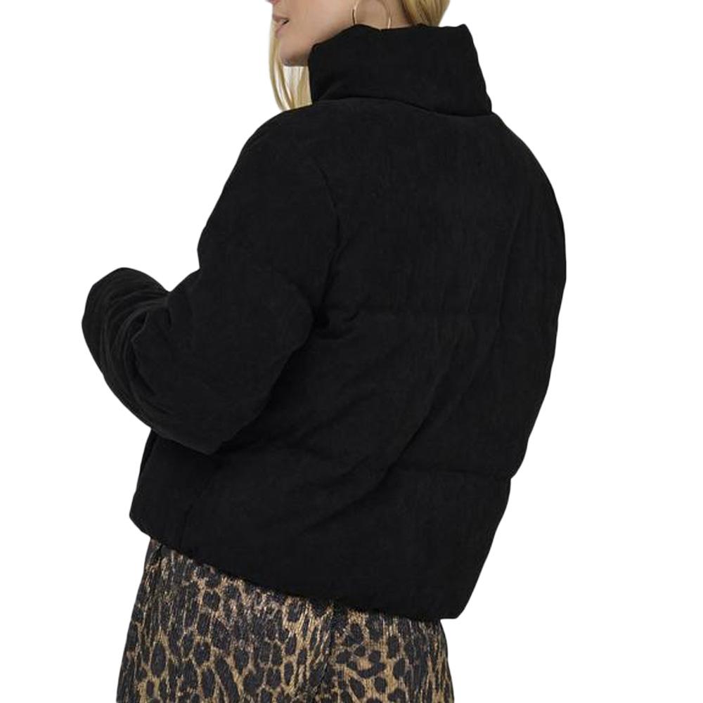 Manteau Noir Femme Only Corduroy vue 2
