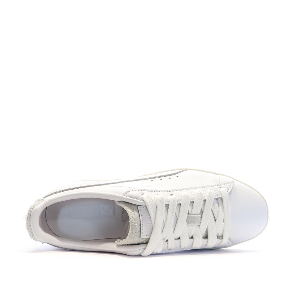 Baskets Blanches Homme Puma Clyde Premium vue 4