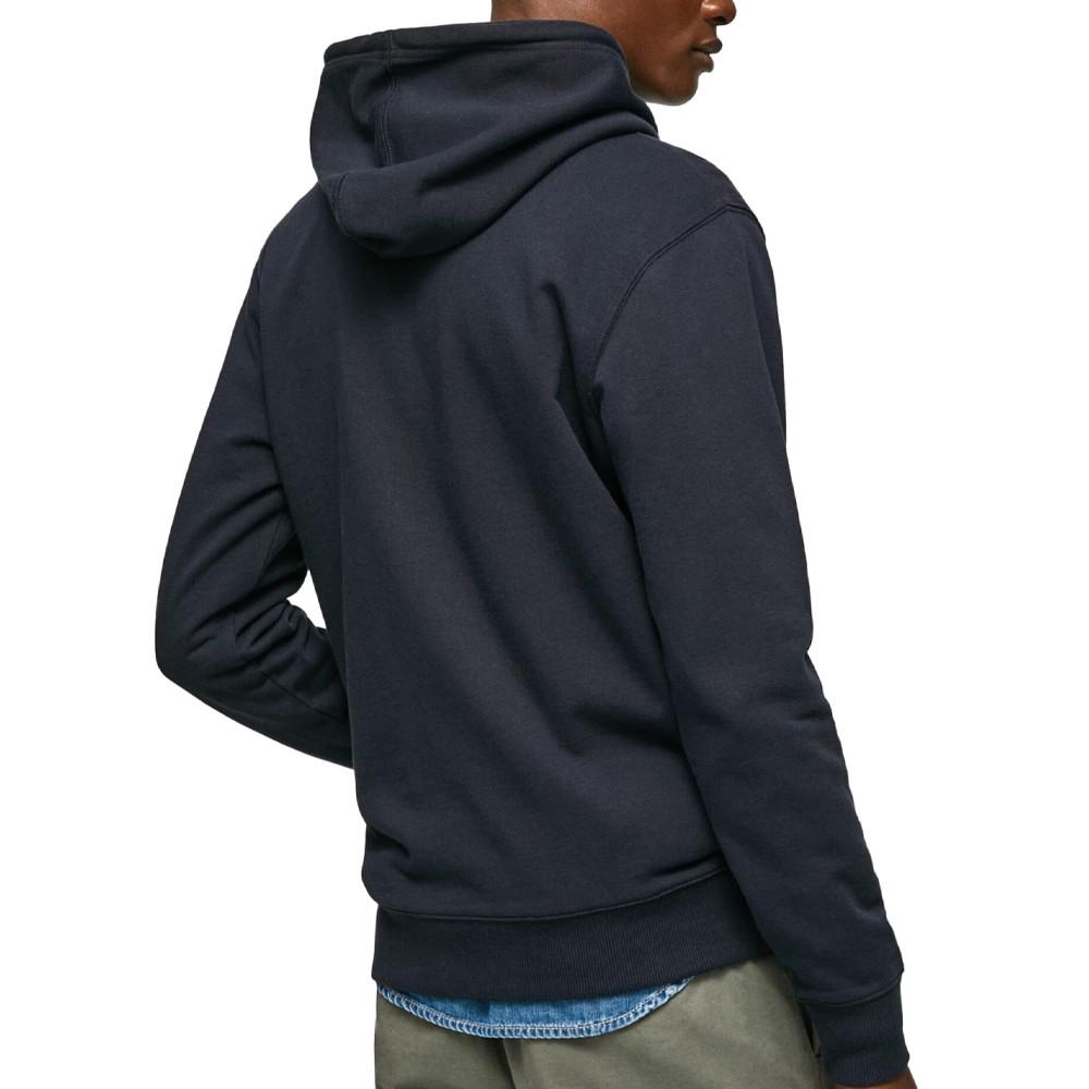 Sweat Zippé Marine Homme Pepe jeans Edward vue 2