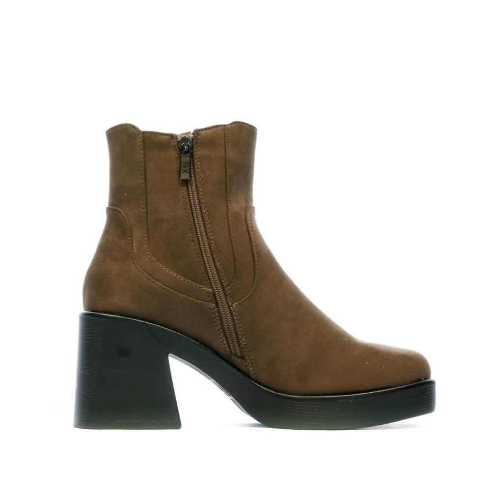 Bottines Marron Femme Xti Chelsea vue 2